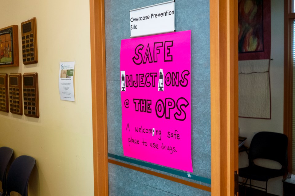 Outer door to the Overdose Prevention Site at Guelph Community Health Centre. Kenneth Armstrong/GuelphToday