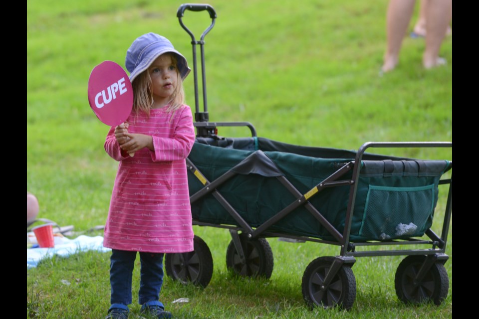 Labour supporters big and small came out to the Labour Day Picnic Monday at Riverside Park. Tony Saxon/GuelphToday