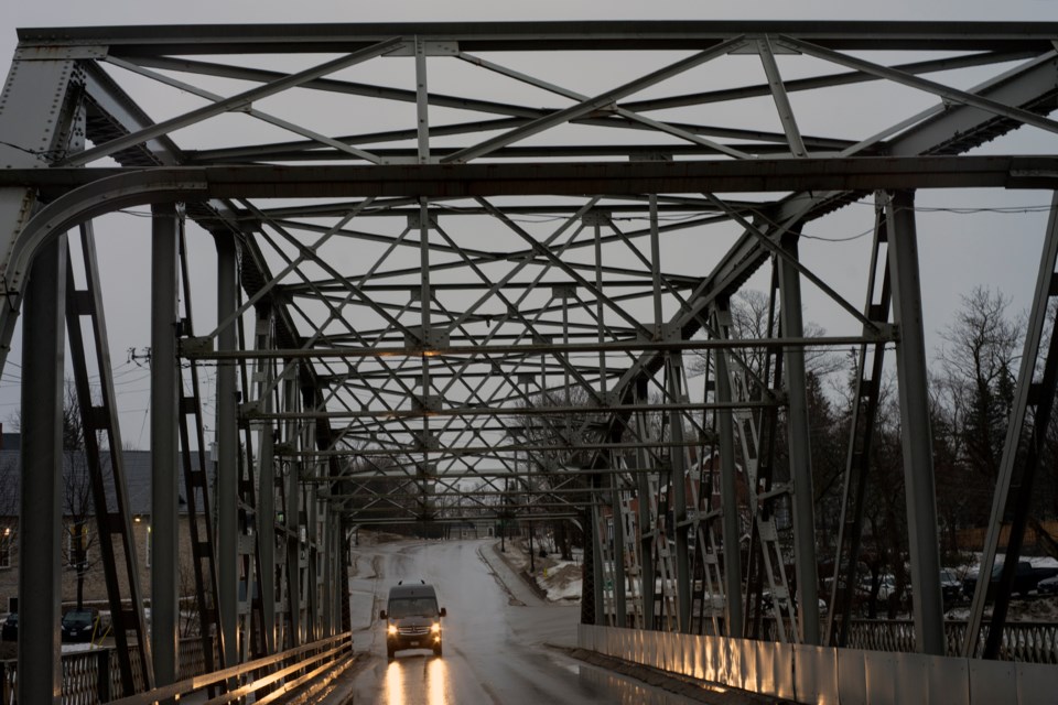 The Badley Bridge in downtown Elora. Kenneth Armstrong/GuelphToday