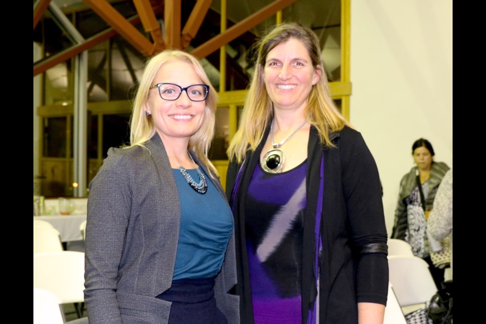 Elizabeth Cherevaty attended the event in support of her colleague Frances Turk who plans to run for public office one day. Barb McKechnie for GuelphToday