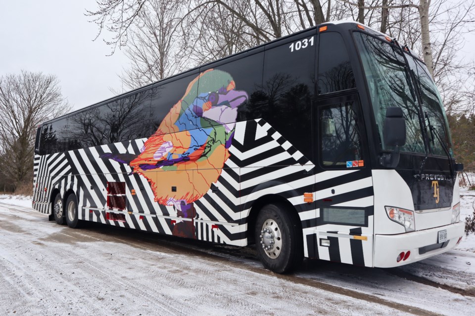 This is one of three Nature Canada buses making their way to Montreal for the Conference of the Parties (COP15) to the UN Convention on Biological Diversity. 