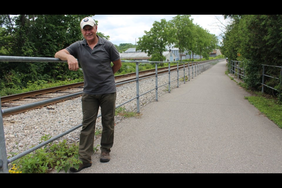Lorenz Calcagno, the spokesperson for the Guelph portion of the Guelph to Goderich Trail, says work needs to be done on three kilometres to connect Downtown Guelph to the G2G trail.