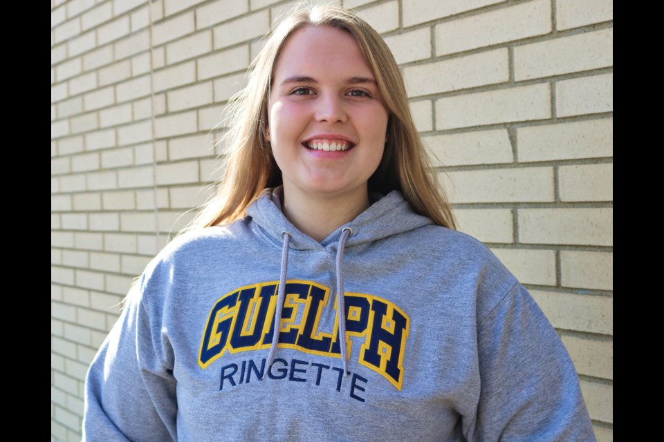 Guelph ringette player, Julia Mezenberg, is the current executive for the University of Guelph ringette team.