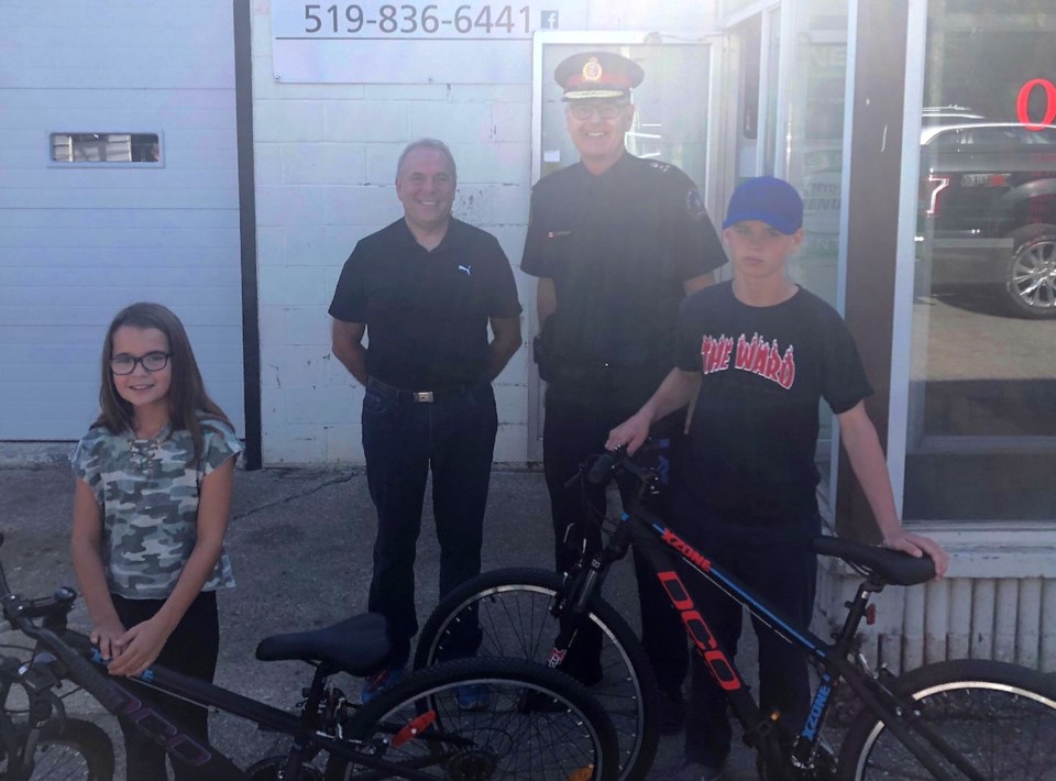 2018-09-20 Guelph Police Bicycle Ticket Program winners
