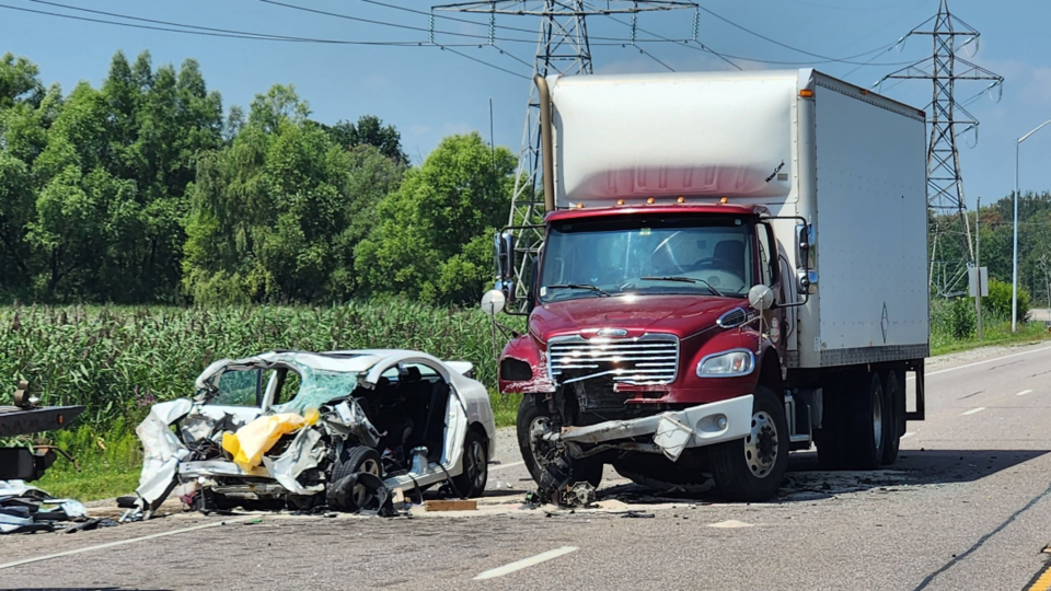 fatal car accident on highway 6 south of regina today