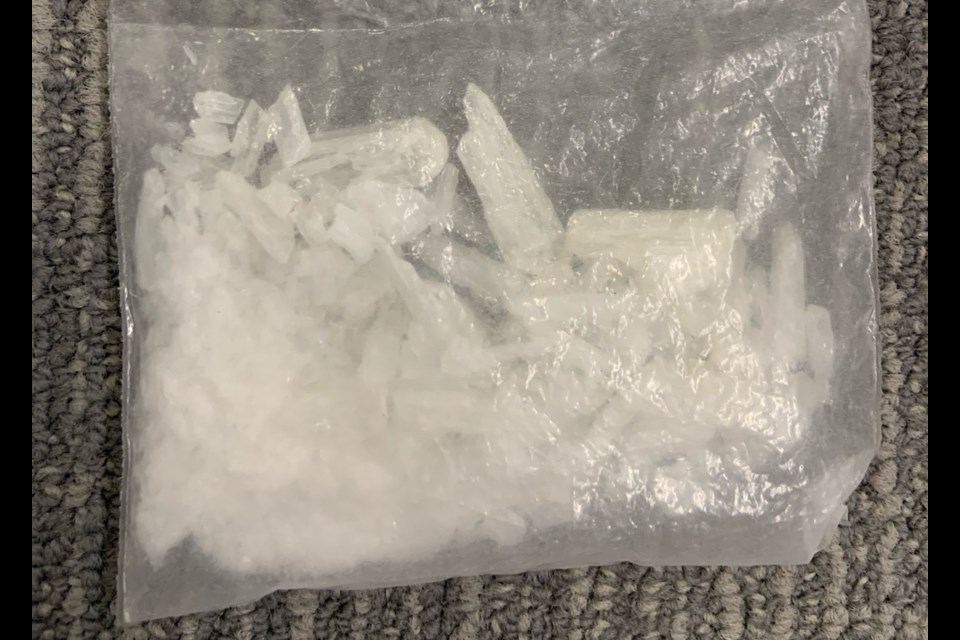 Seized crystal meth. Photo supplied by the Guelph Police Service