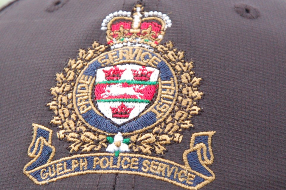Guelph Police Service logo on hat