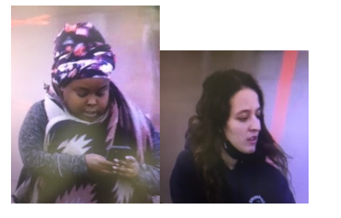 Police are looking to speak to these two women.