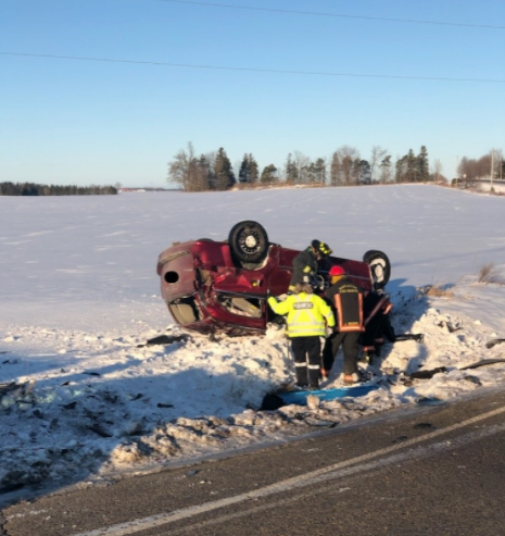 OPP were on the scene of a serious accident near Palmerston Thursday morning. OPP photo