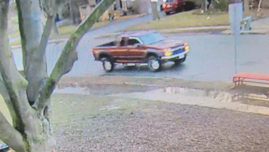 Fire hydrant hit-and-run suspect vehicle