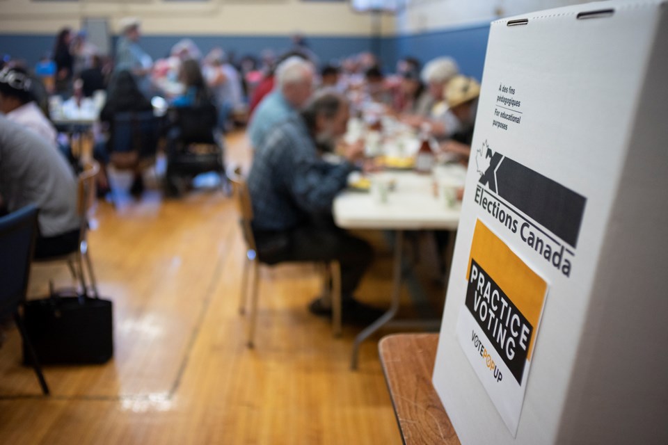 On Wednesday, about 150 attended an all-candidates breakfast event at HOPE House. Aside from speaking to candidates directly, members of the community were also given instructions on how to go about voting in the upcoming federal election. Kenneth Armstrong/GuelphToday