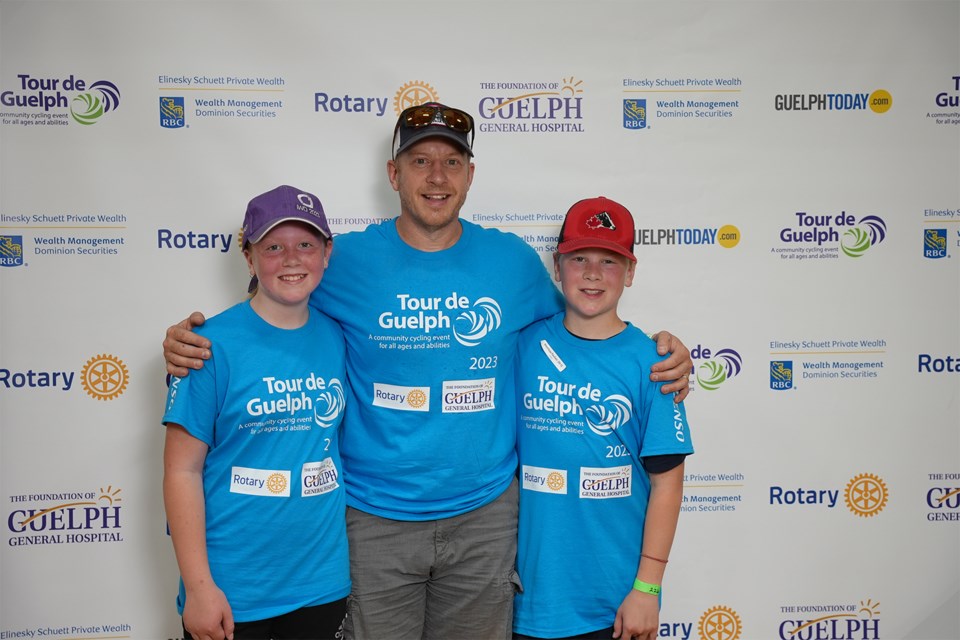 Guests arrive at the Tour de Guelph in support of Guelph General Hospital and local Rotary projects.