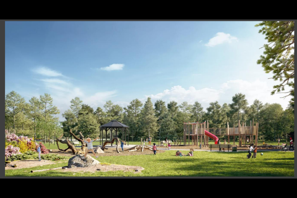 Proposed Harrison Park as included in the Haylock Youngblood Park Development Agreement report
