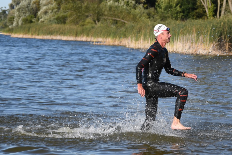 sprint triathlon swim