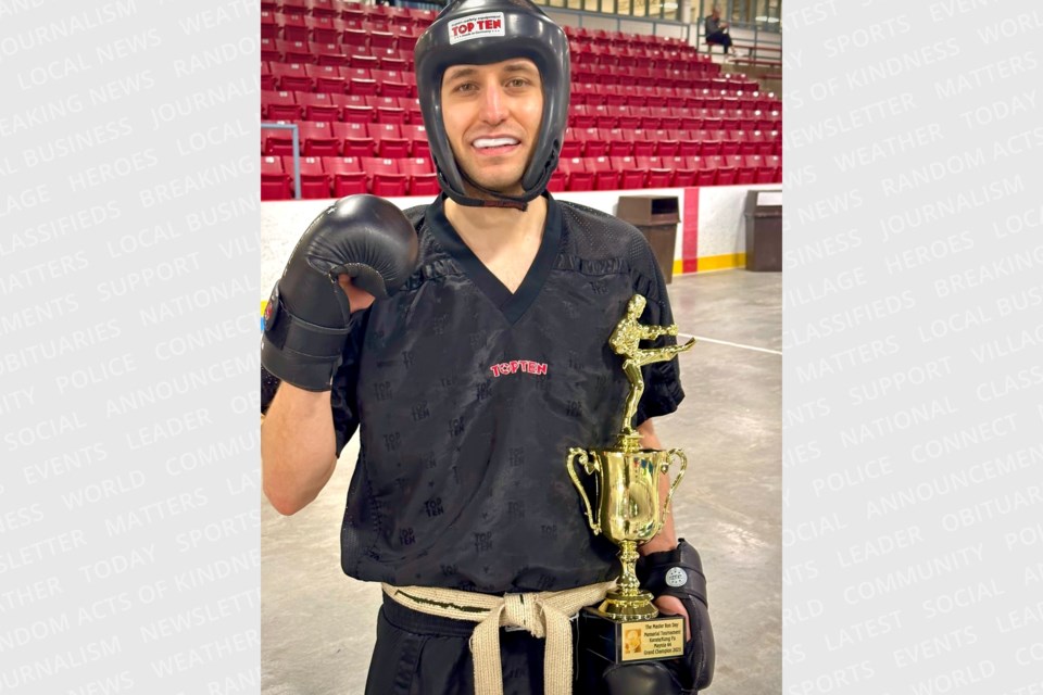 Nathan Skoufis was crowned the overall champion at the Canadian Open Martial Arts Championship in Kitchener.