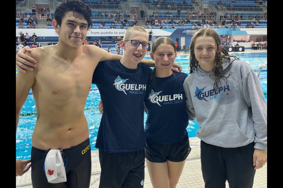 Five qualified swimmers went to the Ontario Swimming Championships this past weekend.
