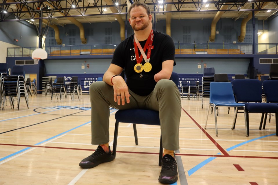 Guelph students get larger-than-life lesson from Paralympic champ