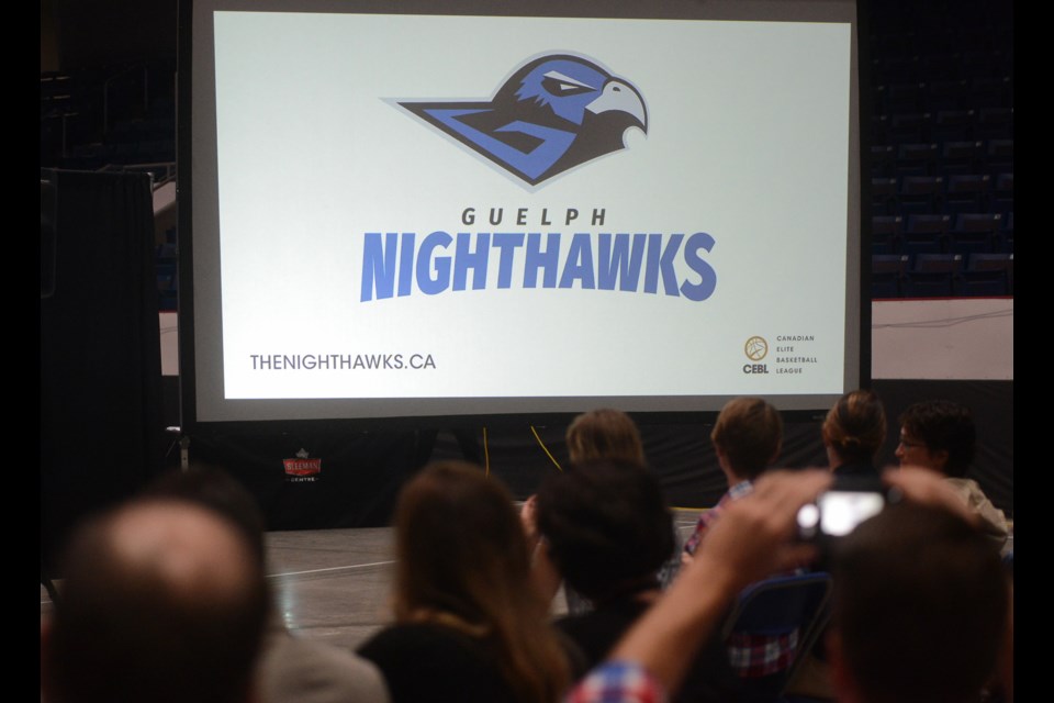 The Guelph Nighthawks name, logo and colours are revealed at the Sleeman Centre Wednesday, June 13, 2018. Tony Saxon/GuelphToday