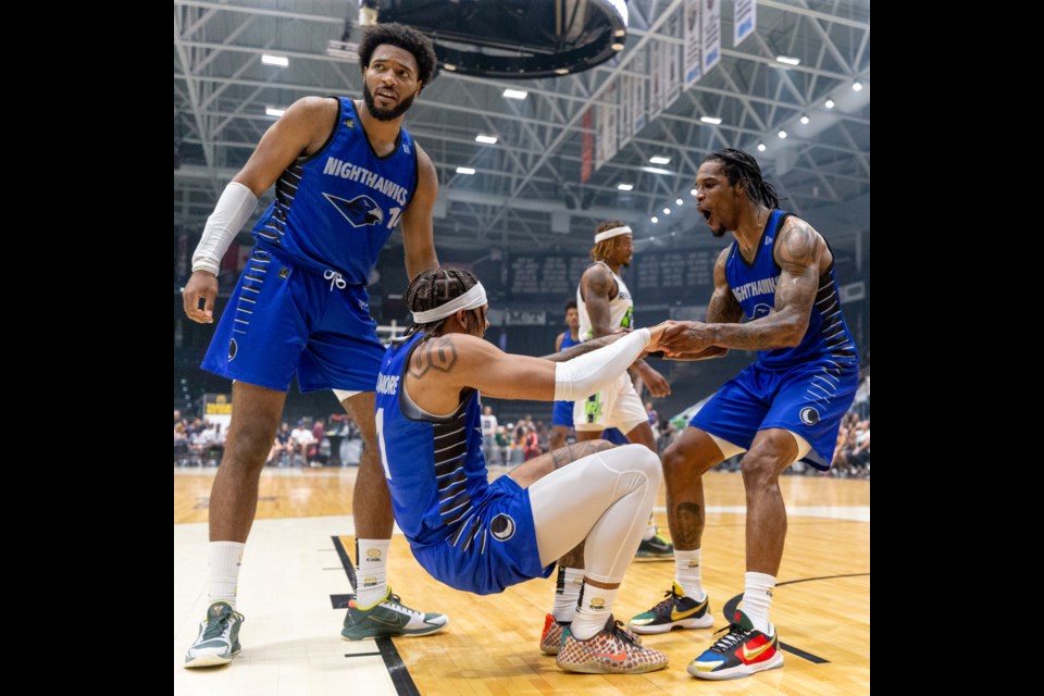 The Guelph Nighthawks fell 99-78 to the Niagara River Lions in quarterfinal action.