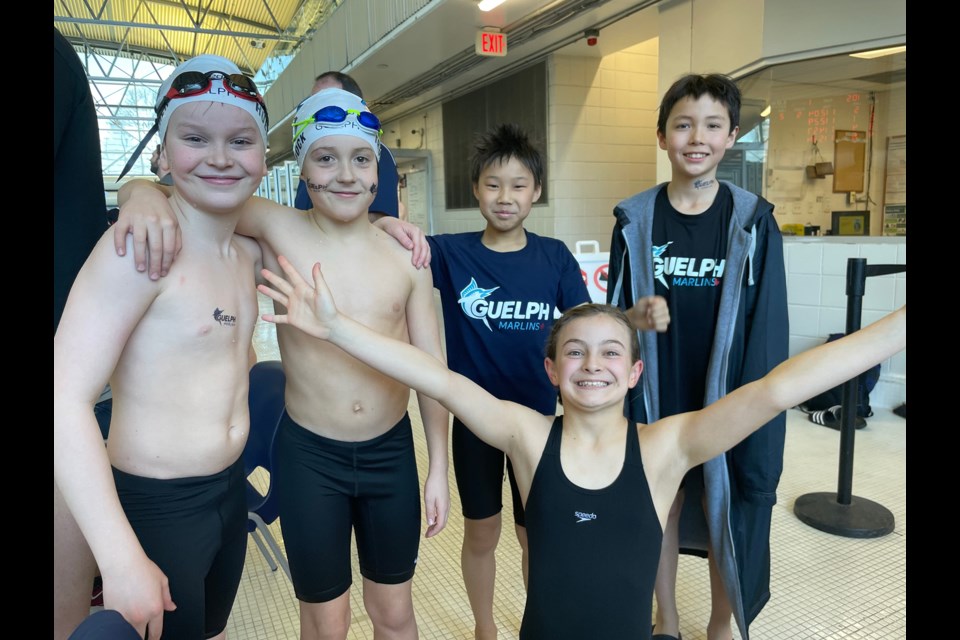 Guelph Marlin swimmers were at WOSA Short Course Regional Championships in London