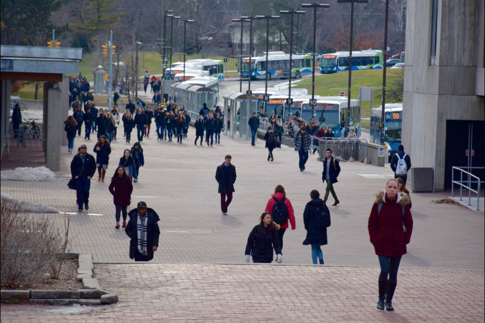 University students are under a lot of pressure, not only related to their workload, but also due to uncertainties in the world beyond campus. Rob O'Flanagan/GuelphToday