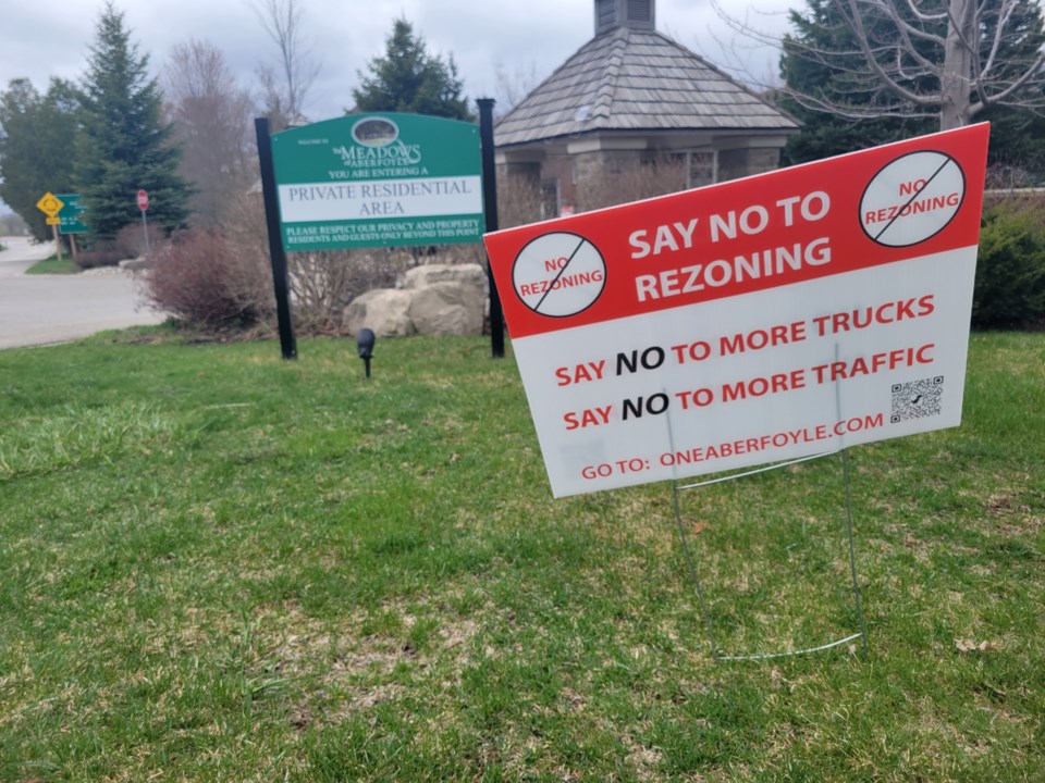 One Aberfoyle signs