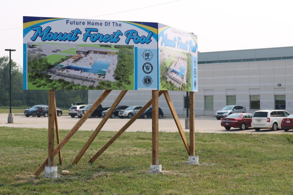 The new location for Mount Forest's swimming pool.