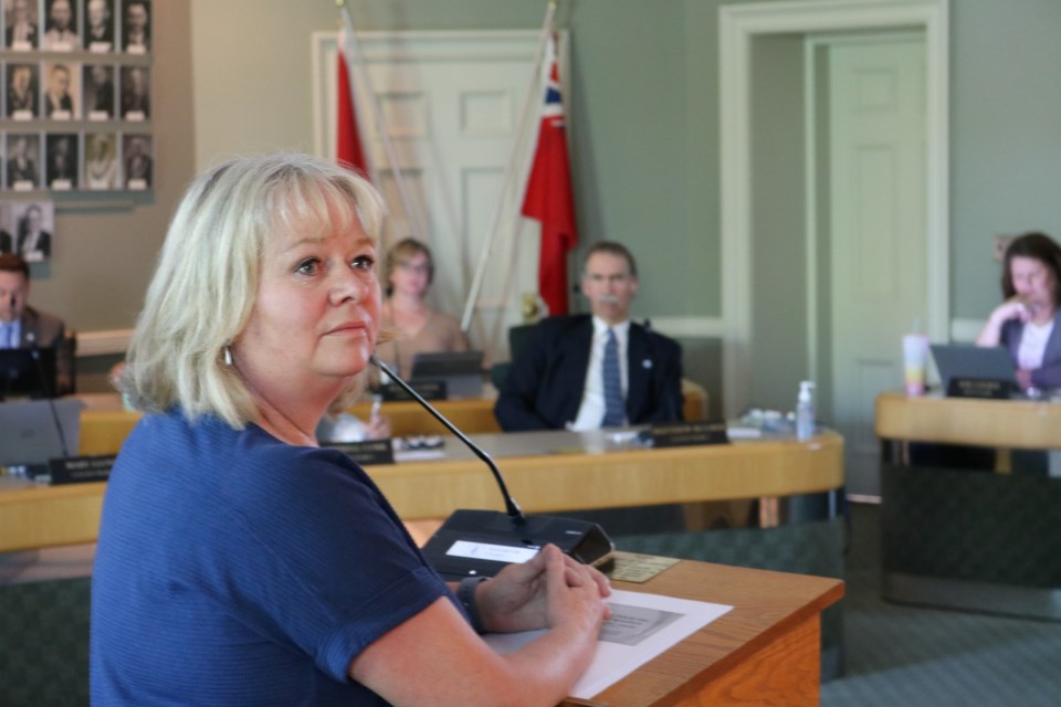 Janet Harrop represented the Wellington Federation of Agriculture during the Wellington County council meeting on Thursday.