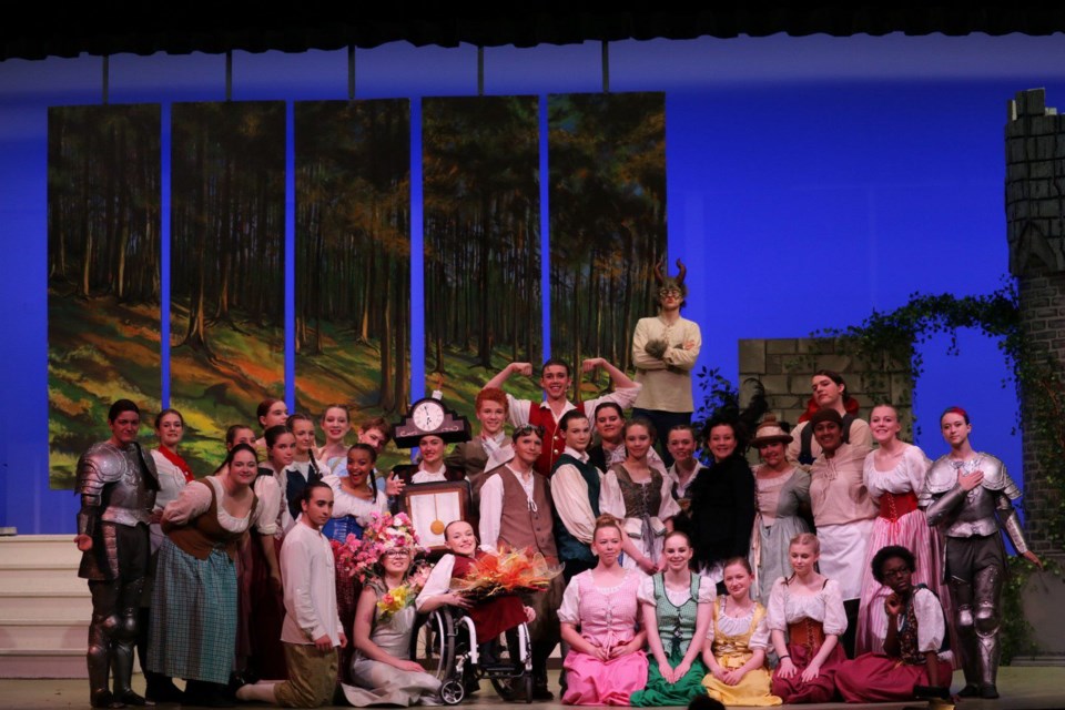 2023 Beauty and the Beast ensemble for Norwell Theatre