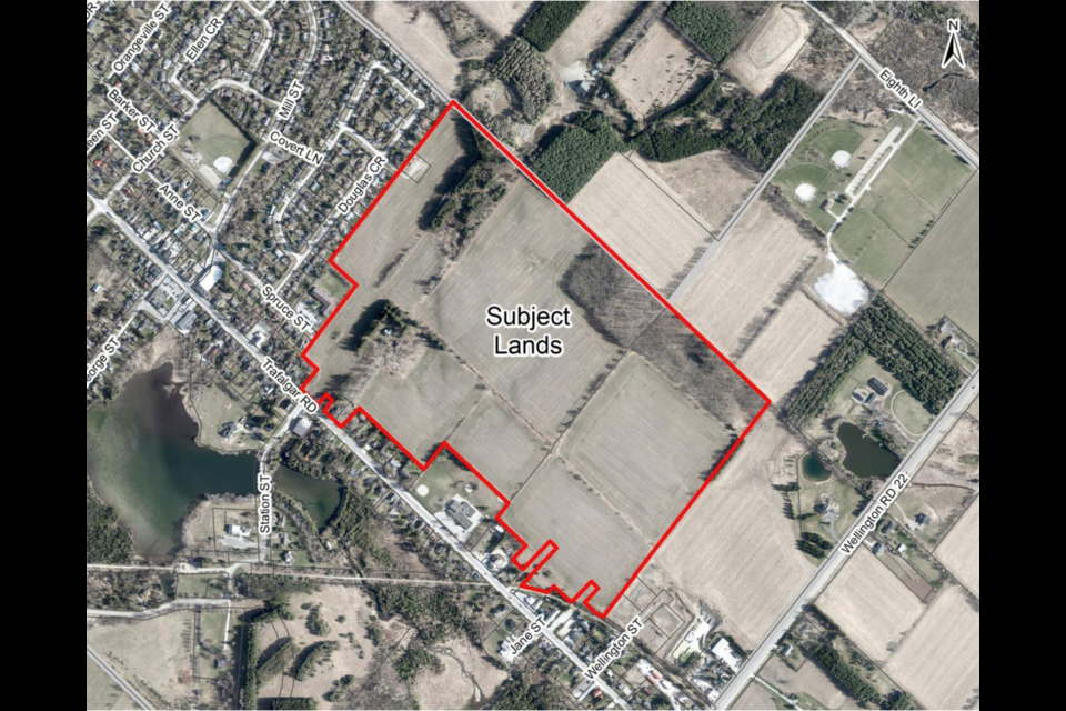 One proposed subdivision along Trafalgar in Erin