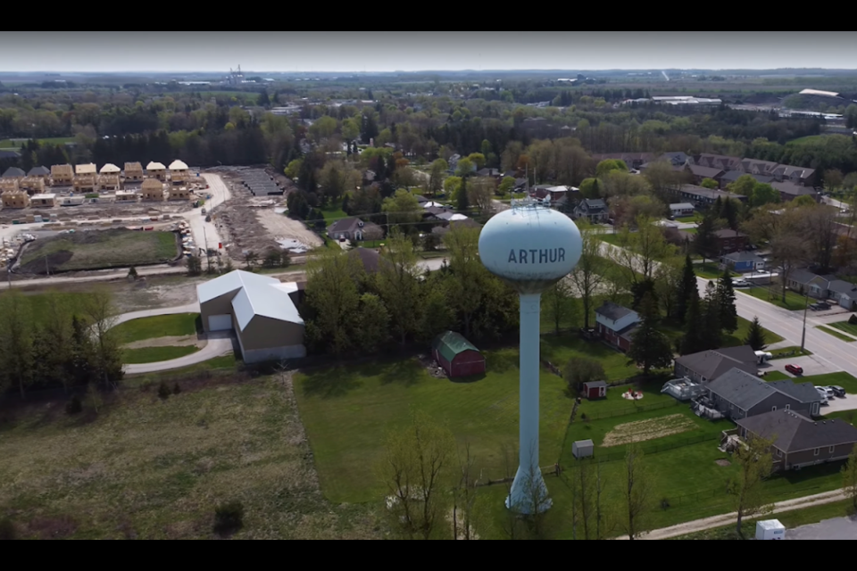 The Arthur Water Tower.