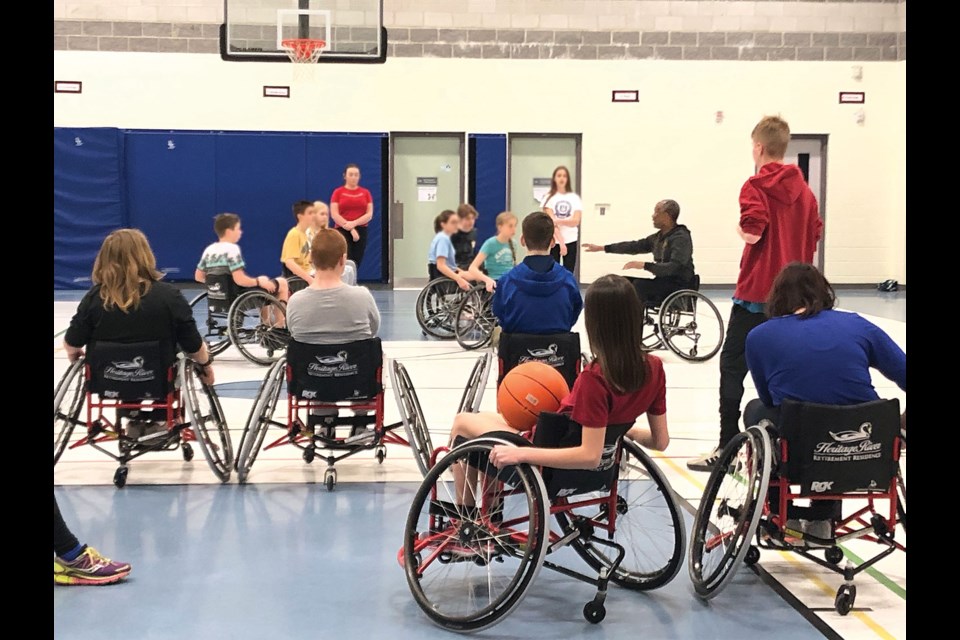 The Patrick Anderson Wheelchair Basketball Program was started by Andy Speers, a teacher at Drayton Heights Public School. It’s based on the premised that every student should be able to participate in every game, regardless of their physical or mental needs.
