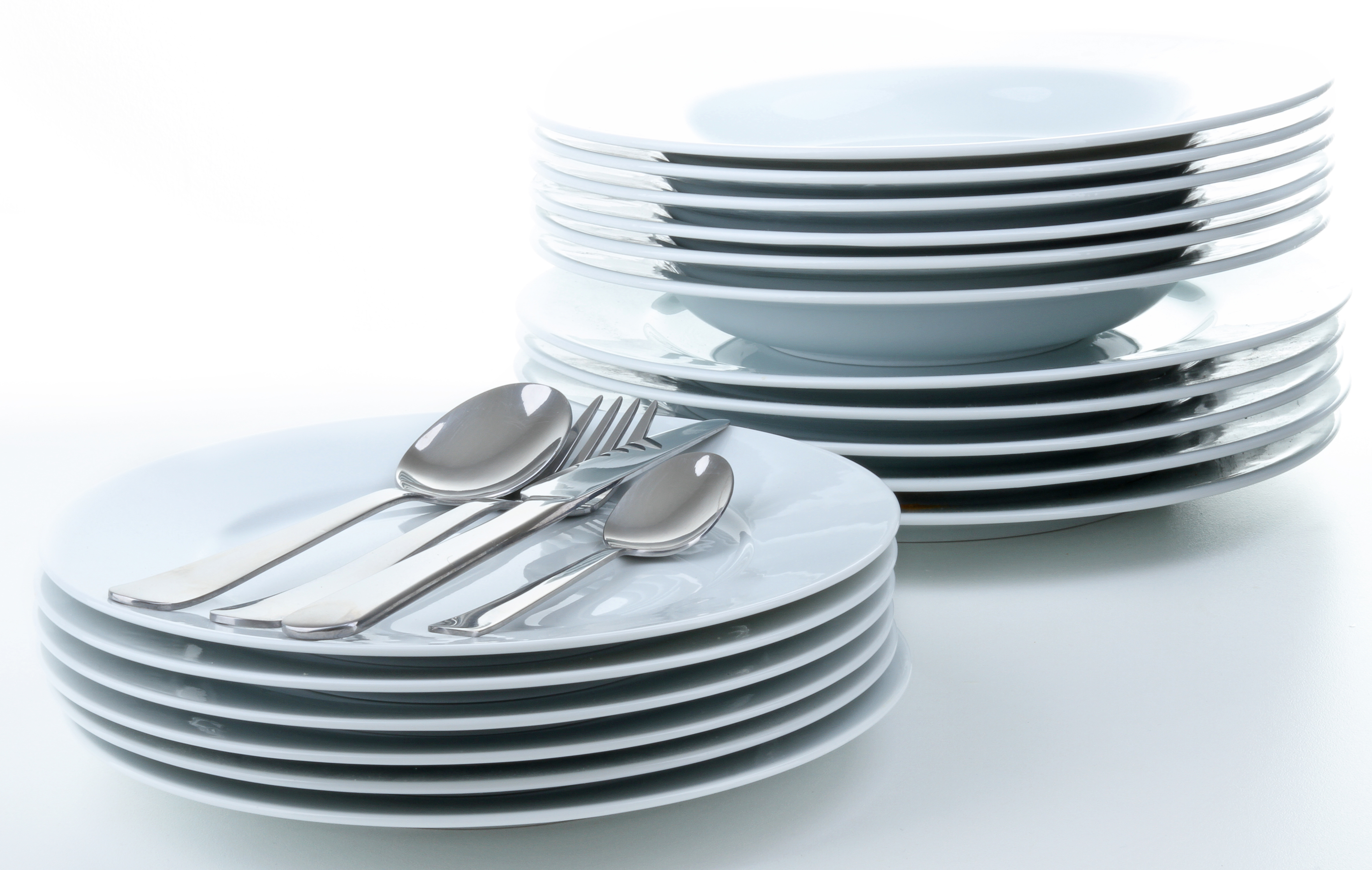 dishes and cutlery