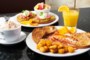 georgetown ontario brunch breakfast restaurant serving bacon eggs at symposium cafe