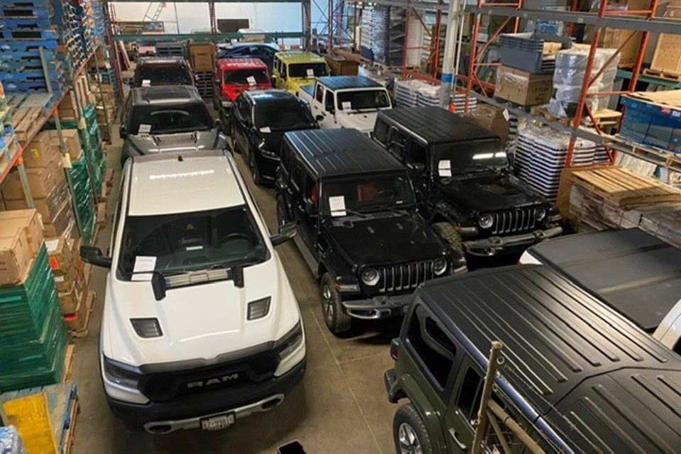 The Halton Regional Police Service have recovered 24 stolen vehicles valued at approximately $2.1 million before they were shipped to Dubai.
