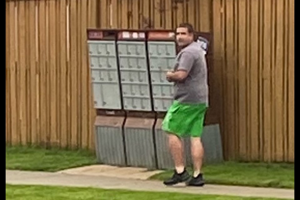 Halton police have released photos of a possible suspect responsible for an  alleged sexual assault in Oakville on Saturday, May 20, 2023.