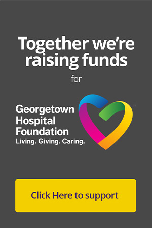 Together we're raising funds for Georgetown Hospital Foundation. Click here to support