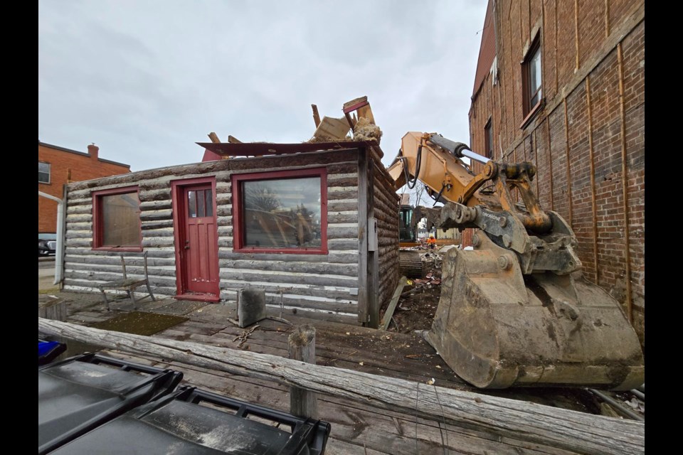 The buildings at 15 and 17 Queen St. in Cookstown were demolished recently.