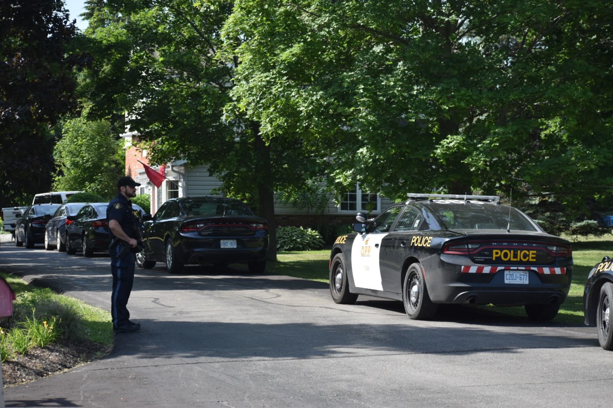 Police releasing few details about why there were numerous marked and unmarked cruisers at a Lockhart Road home on June 24