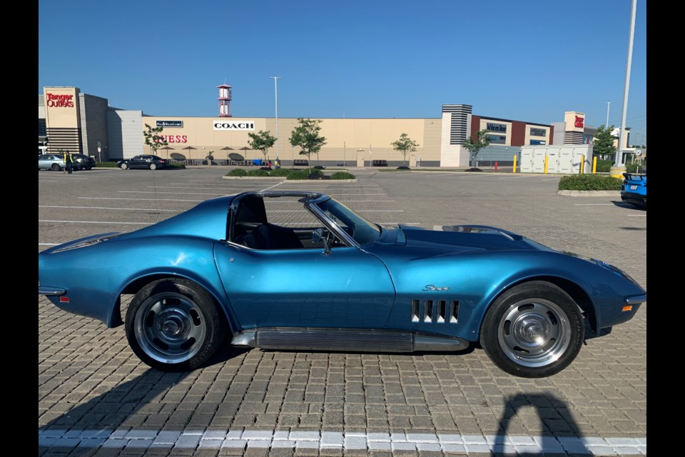 Simcoe County Corvette Club meet at Tanger Outlets Saturday morning before their ride