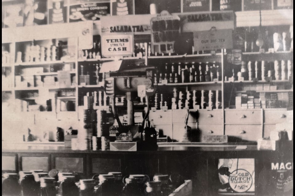 Thomas Maconchy purchased the Gilford General Store in 1863. Selling all kinds of goods, and serving as post office, telegraph and ticket office for the railway, it was the heart of the community.