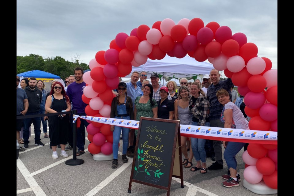 Opening day of the Innisfil Farmers’ Market June 2, 2022