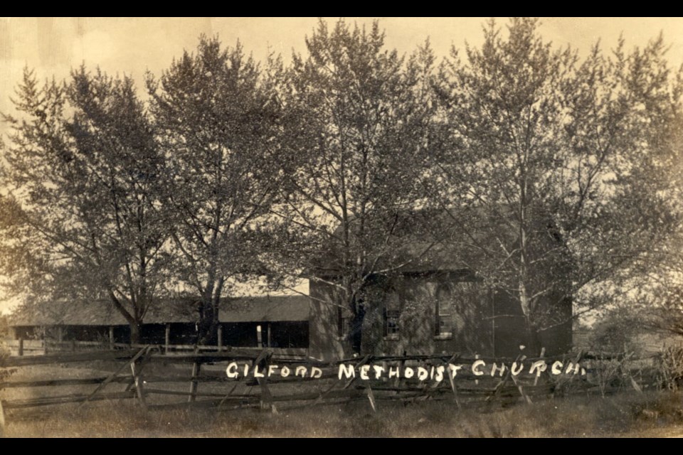 Gilford was only a few years old when its church was founded.