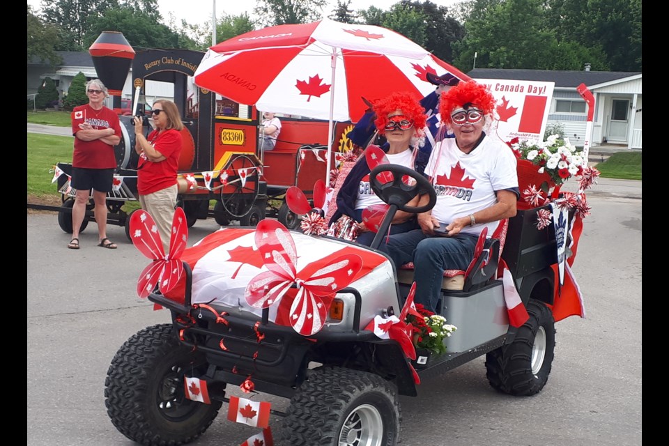Residents of Sandycove Acres enjoyed a Canada Day parade earlier today.