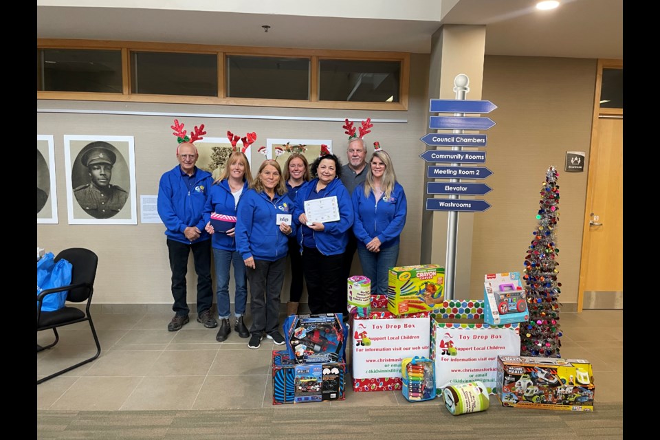 Christmas for Kids kicked off the 2022 toy drive at Innisfil Town Hall on Tuesday.