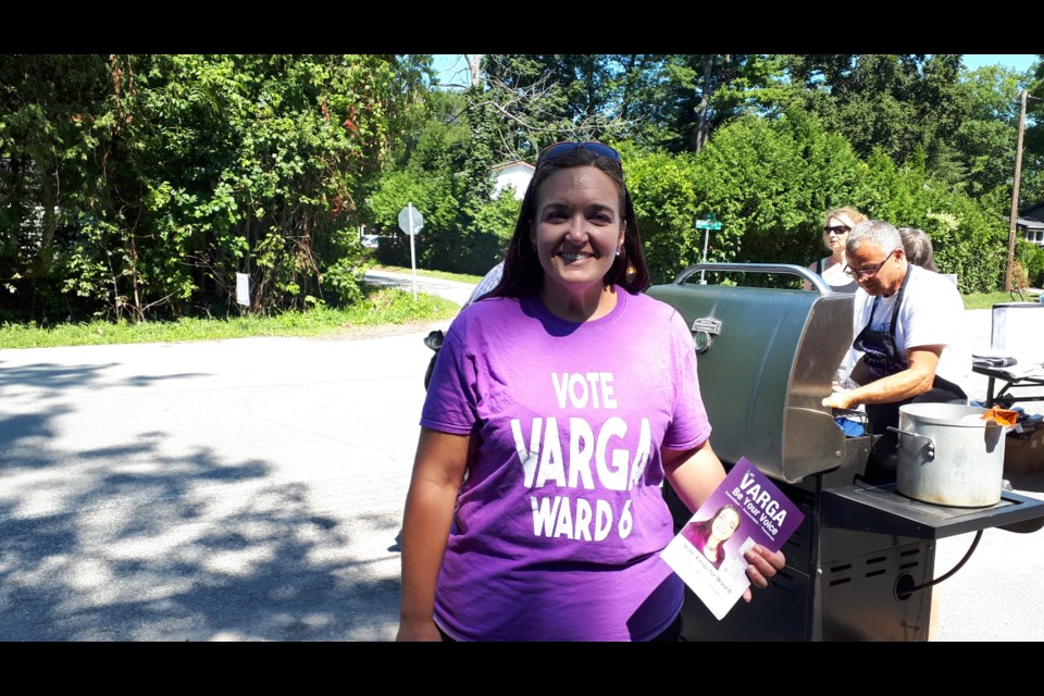 Megan Varga candidate for Ward 6 councillor.