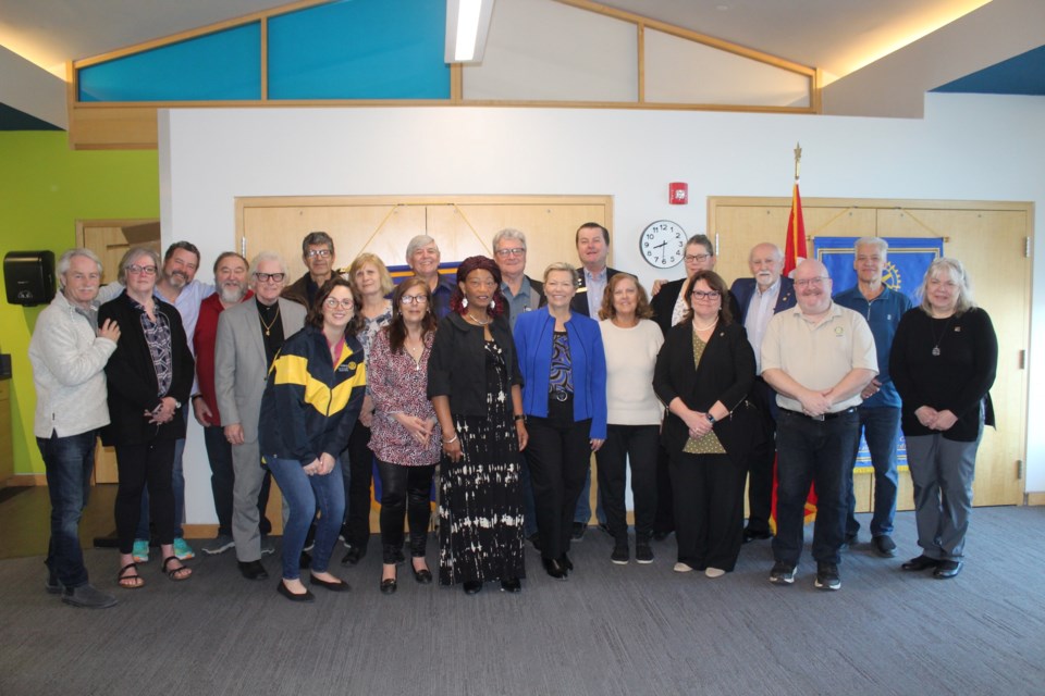 The Rotary Club of Innisfil welcomed Mayor Lynn Dollin to their weekly meeting on Wednesday, April 10, at the Lakeshore branch of the Innisfil ideaLAB and Library.
