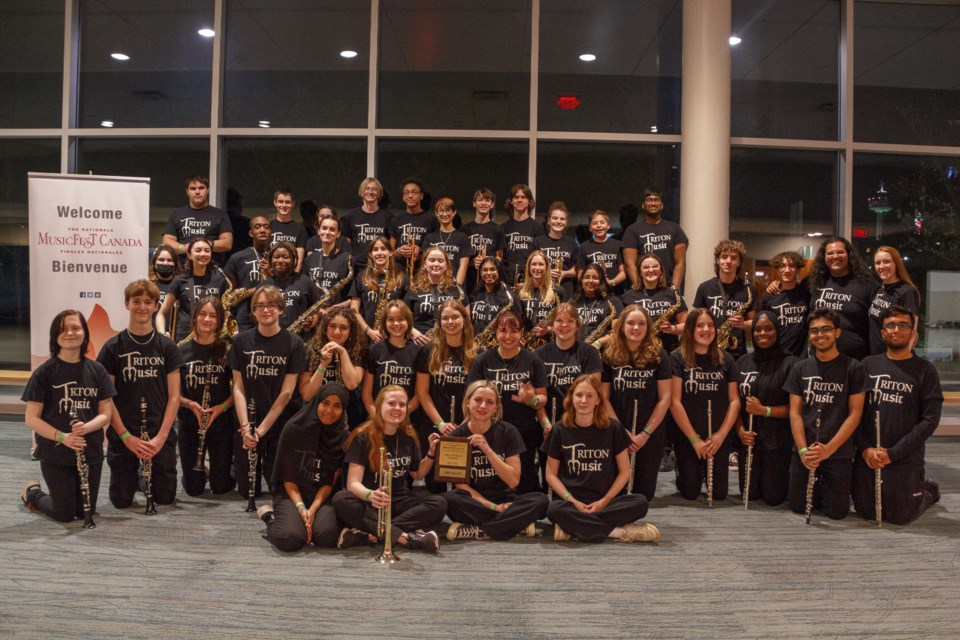 The Triton Music Ensemble from Nantyr Shores Secondary School won Gold Standard for Excellence in all facets of their performance; Gold in their Sight Reading Assessment; and Excellence in Clinic Award for their soul, ability, and growth mindset at the  MusicFest Nationals in May 2023.