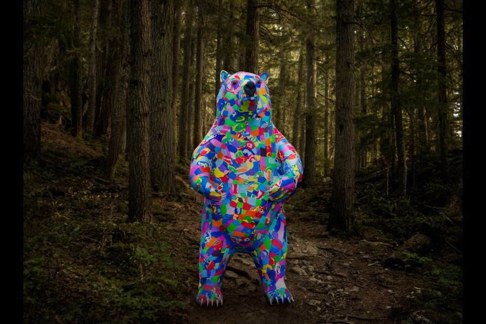 A variety of bright animals made of recycled flip flops is make up the Waste to Wonder exhibit at Metropolis at Metrotown. (via Contributed)