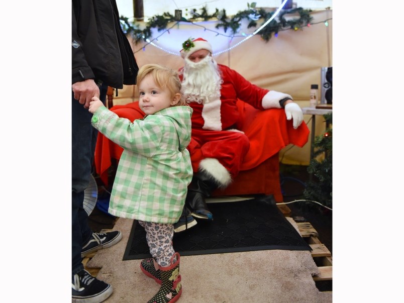 Konkin describes his past as “rough and classified” but playing Santa Claus at the Downtown Eastside Market fills him with joy. (via Dan Toulgoet)